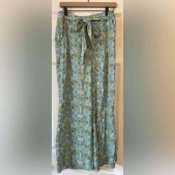 NWT Maeve by Anthropologie Alina Wide Leg Island Pant Size 8 Petite - Picture 2 of 13